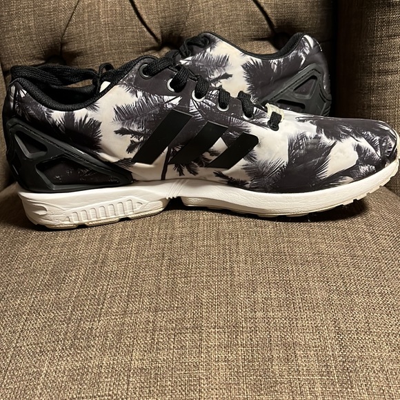 Adidas Torsion Palm Trees Men's Black and White Sneakers size 10 - Picture 9 of 11